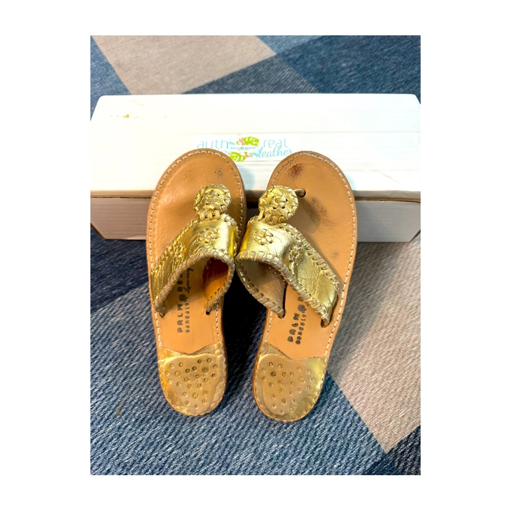 Palm Beach Sandal Girls Leather Sandal size 3